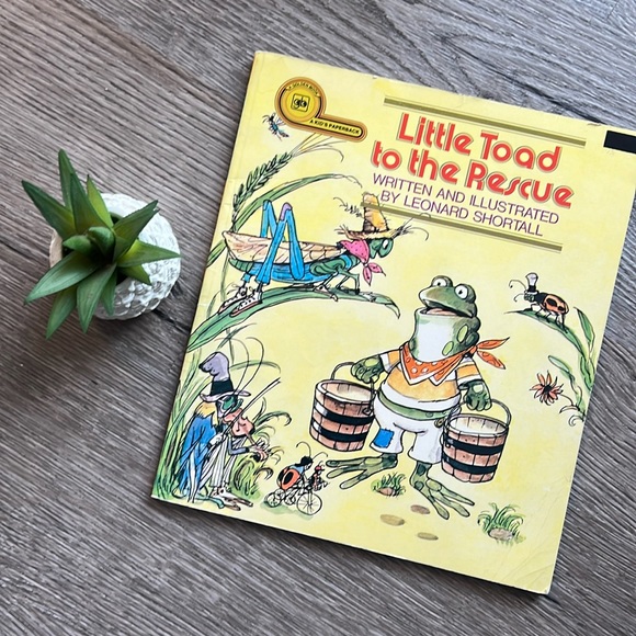 VINTAGE golden book, Little Toad to the Rescue, a kids paperback 1970’s - Picture 1 of 17